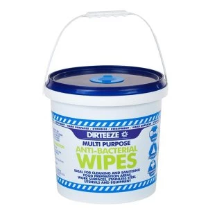 Image of Dirteeze Multi Purpose Anti Bacterial Wipes Bucket Pack of 1000