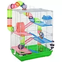 Image of PawHut Hamster Cage D51-214 580 x 460 x 300 mm Green