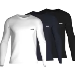 Image of Boss LSShirtRN 3P Classic 10243514 - White