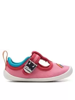 Image of Clarks X Frugi Roamer Beau Baby Shoe, Pink, Size 2 Younger