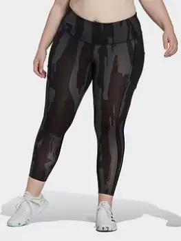 Image of Adidas X Thebe Magugu Tennis New York 7/8 Tights (Plus Size)