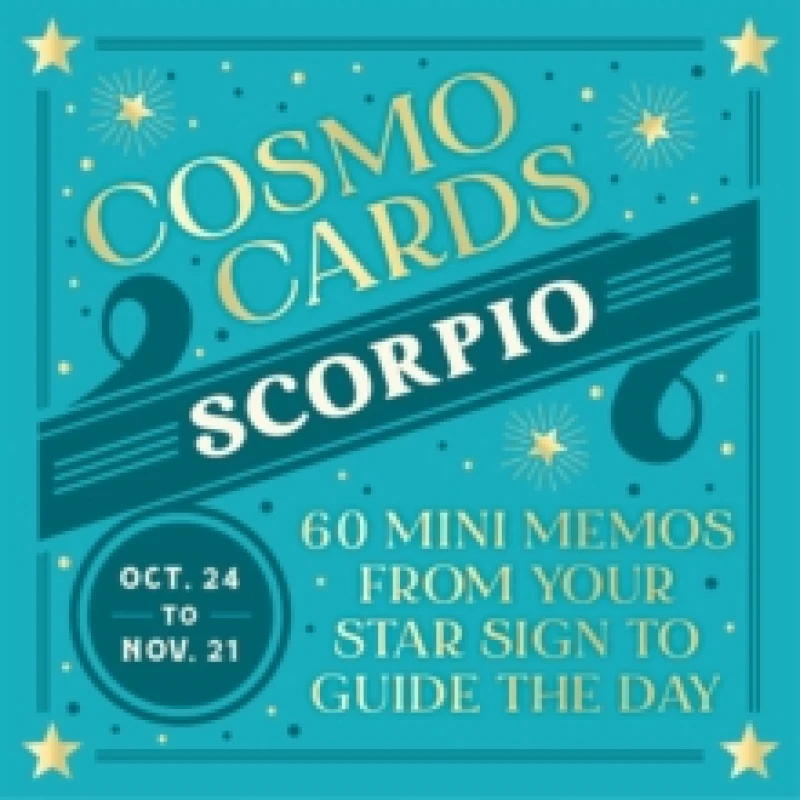 Image of Cosmo Cards: Scorpio : 60 Mini Memos from Your Star Sign to Guide the Day Cards