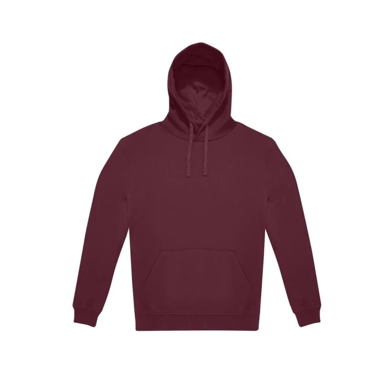 Image of B&C Mens ID.223 Hoodie in Burgundy Size: XS Burgundy Male XS
