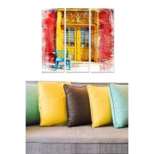 Image of MDF81768598 Multicolor Decorative MDF Painting (3 Pieces)