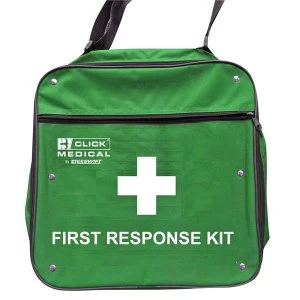 Image of Click Medical Responders Bag for First Aid Supplies Green Ref CM1712