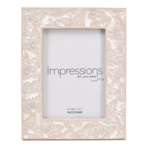 Image of Impressions Butterfly Embossed Resin Photo Frame 5" x 7"