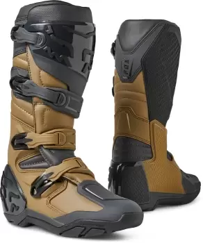 Image of FOX Comp X Motocross Boots, black-brown, Size 46, black-brown, Size 46
