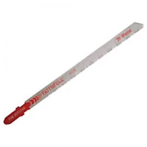 Image of Faithfull Jigsaw Blade for Metal Cutting T318A Pack of 5