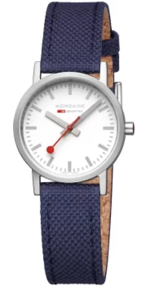 Image of Mondaine Watch Classic Deep Ocean Blue Textile