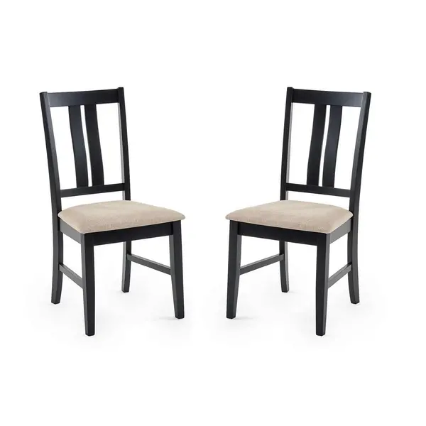 Image of Julian Bowen Set Of 2 Hilton Dining Chairs HIL102