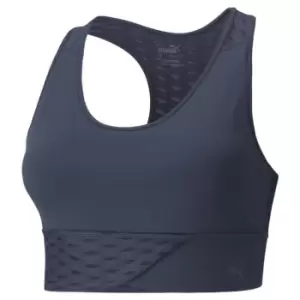 Image of Puma Mid Impact Flawless Sports Bra Womens - Blue
