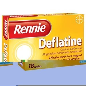 Image of Rennie Deflatine Trapped Wind Relief 18 Tablets