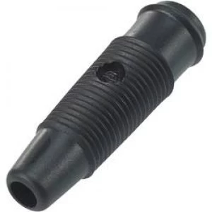 Image of Jack socket Socket straight Pin diameter 4mm Black SCI