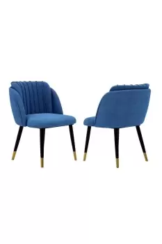 Image of Milano' Velvet Dining Chairs Set of 2