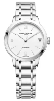 Image of Baume & Mercier M0A10312 Classima White Dial Bracelet Watch