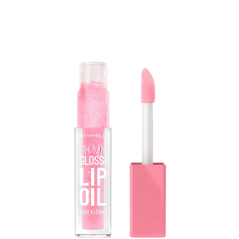 Image of Rimmel Oh My Gloss! Lip Oil 6ml (Various Shades) - Pink Flush