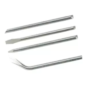 Image of Silverline Soldering Iron Tips Set 4pce 100W 675250