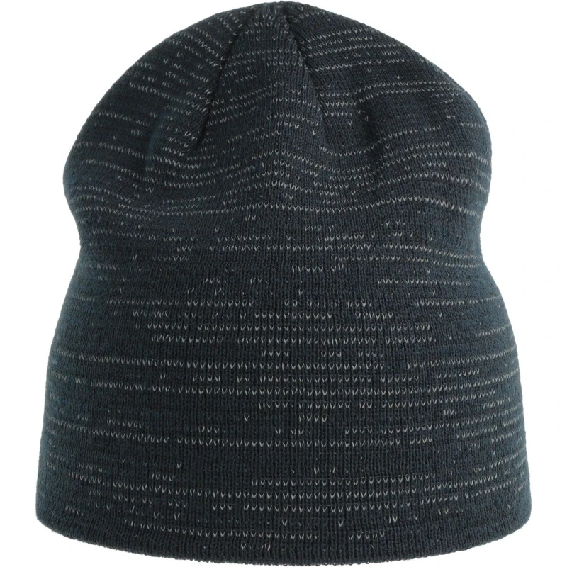 Image of Atlantis Atlantis Men Shine Reflective Short Beanie in Navy Navy One Size Male 5063300858240