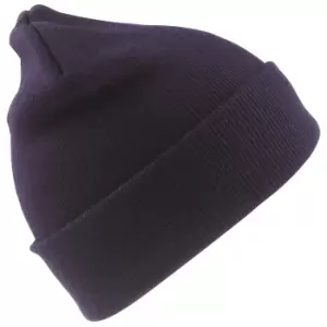 Image of Result Junior Unisex Wooly Winter/Ski Thermal Hat (One Size) (Navy Blue)