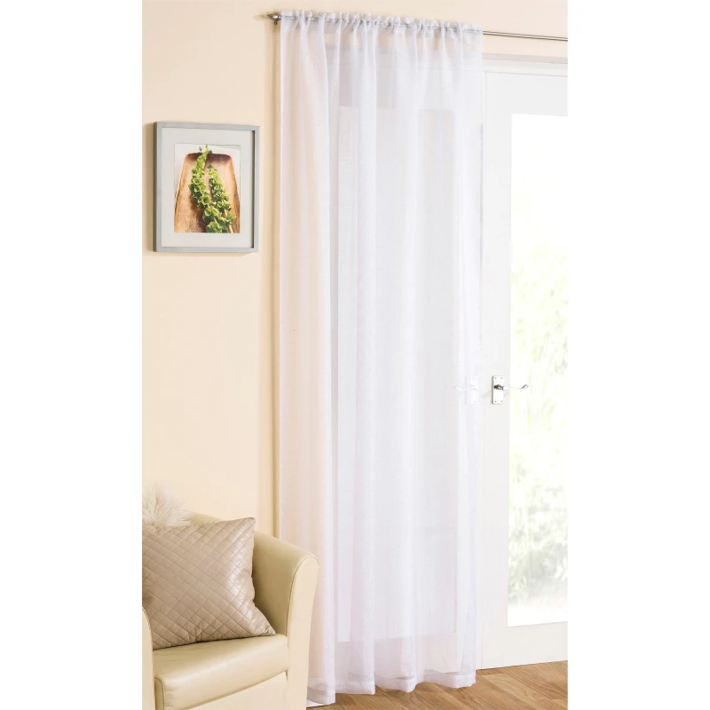 Image of Tyrone Textiles Casablanca Sheer Panel White unisex 138x137cm