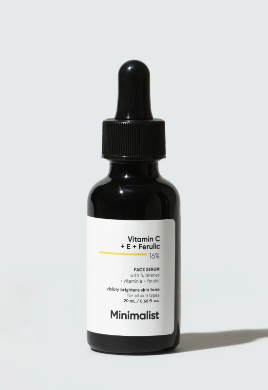 Image of Minimalist Vitamin C + E + Ferulic 16% Face Serum Clear unisex