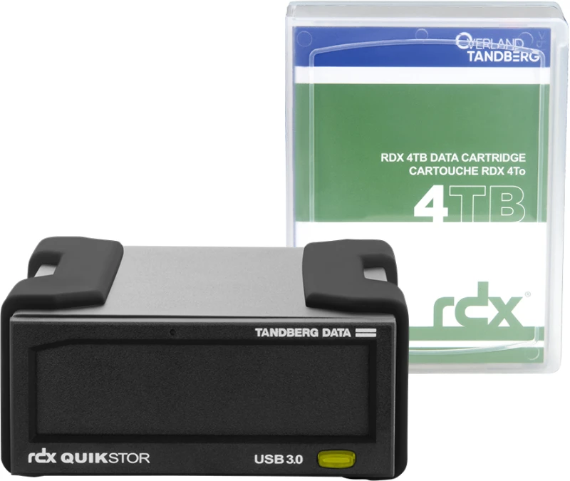 Image of Overland-Tandberg O-T RDX External drive kit with 4TB HDD. black. USB3