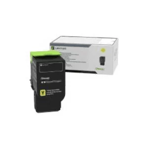 Image of Lexmark 78C0X40 Yellow Laser Toner Ink Cartridge