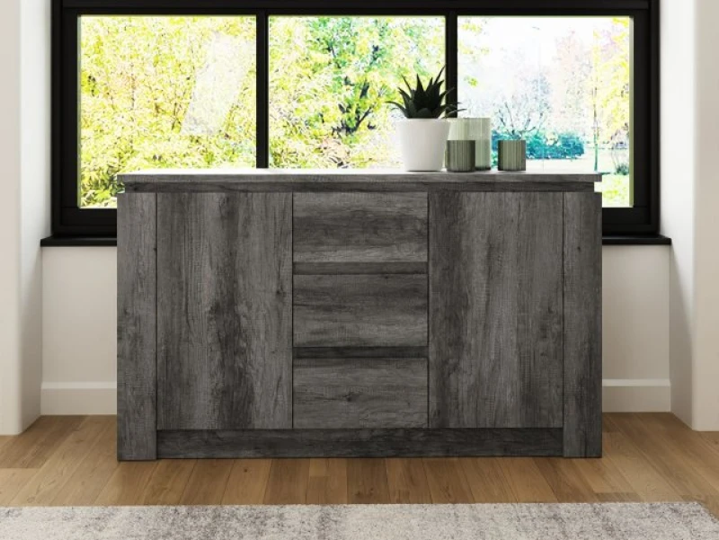 Image of GFW Canyon Charcoal Grey Sideboard