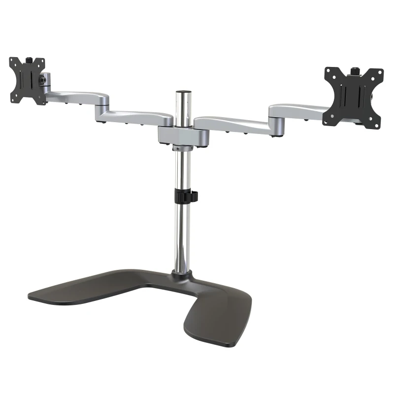 Image of Up to 32" Dual Monitor Desk Stand