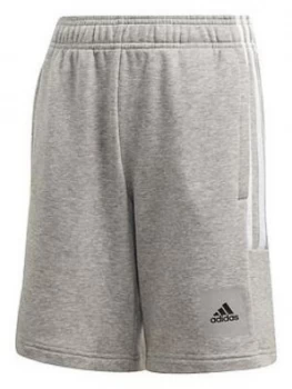 Image of Adidas Junior Boys Dmh 3 Stripe Shorts