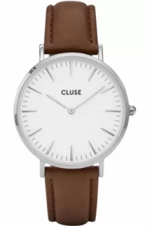 Image of Ladies Cluse La Boheme Silver Watch CL18210