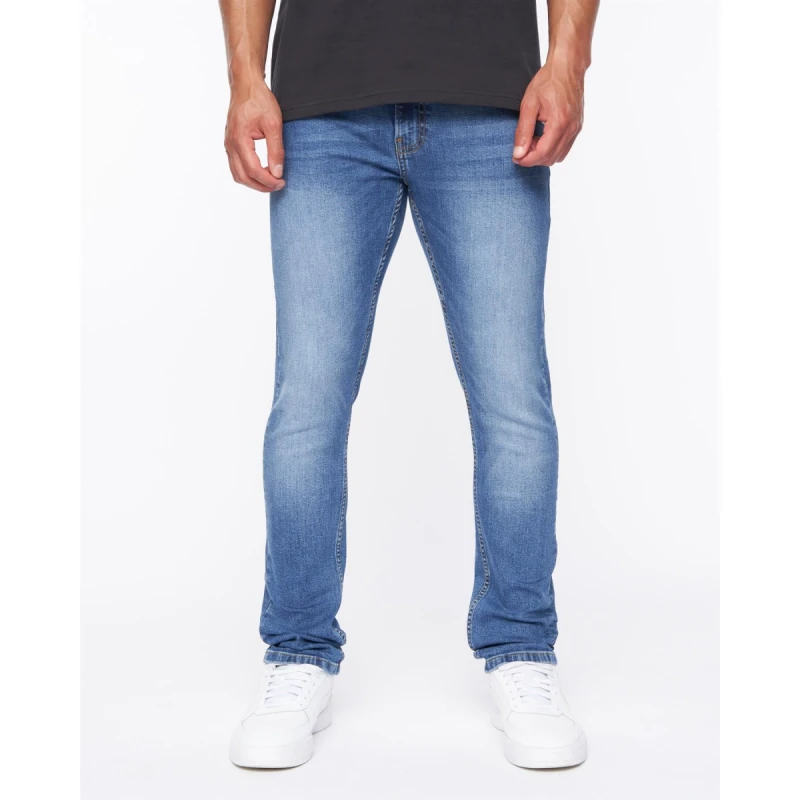 Image of Duck and Cover Doves Slim Fit Jeans Mid Wash - W34 L32