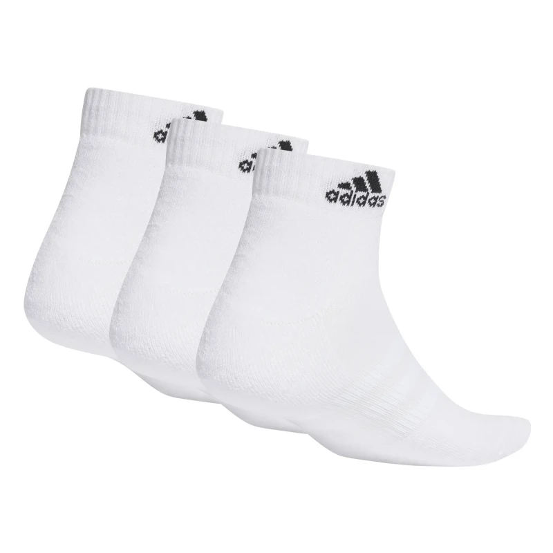 Image of adidas Cushioned Sportswear Ankle Socks 3 Pairs - White White C8 - C13