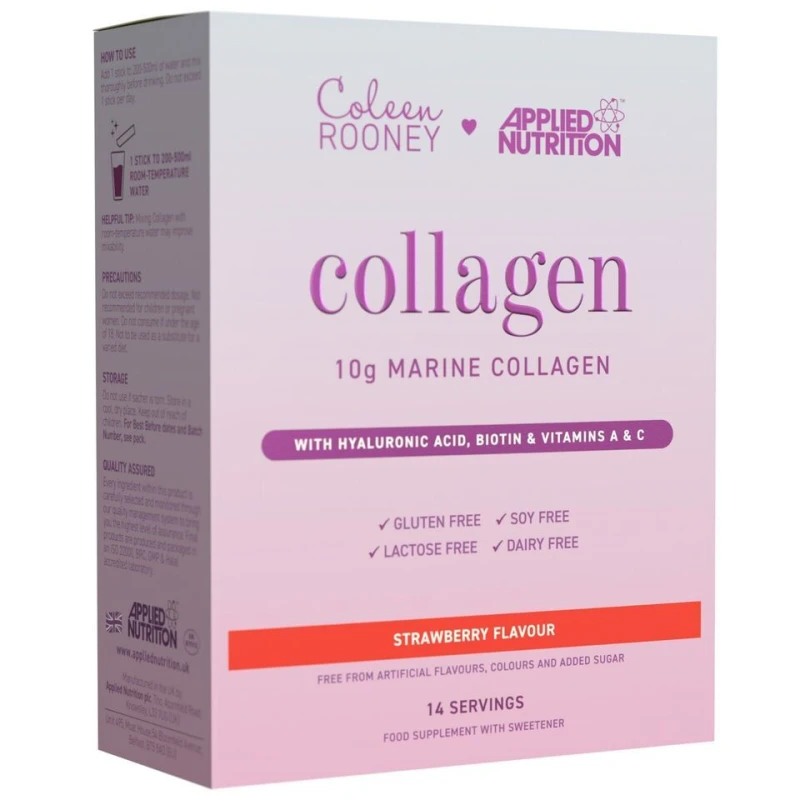 Image of Applied Nutrition Coleen Rooney Collagen Sticks - Strawberry - 14 Servings in Blue Blue Unisex