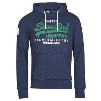 Image of Superdry VL NS HOOD mens Sweatshirt in Blue - Sizes S,M,L,XL,XS