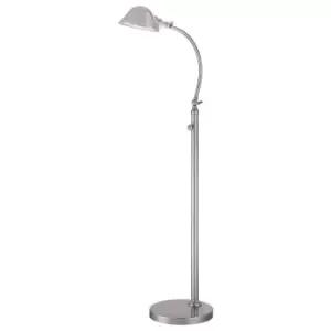Image of Quoizel Thompson LED Floor Lamp in Brushed Nickel