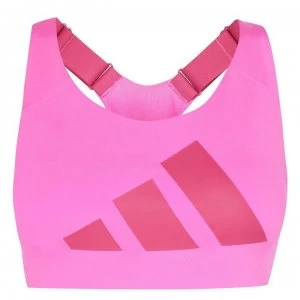 Image of adidas Ultra 3 Bar Bra - Screaming Pink