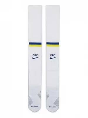 Image of Nike Chelsea 21/22 Home Socks, White, Size S, Men