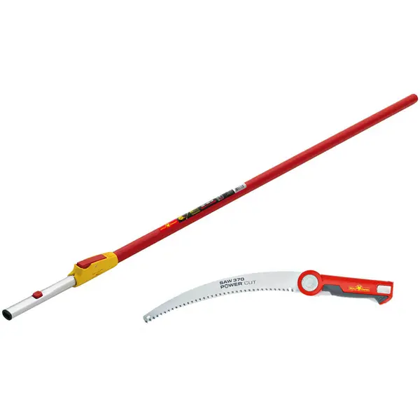 Image of Wolf Garten P591 Multi Change Telescopic Tree Pruning Saw 4m