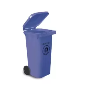 Image of Charles Bentley 120 Litre Wheelie Bin Blue