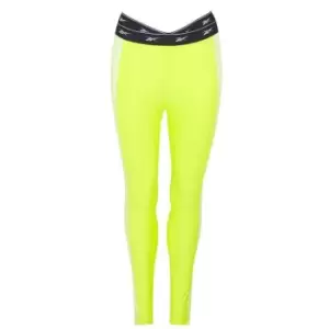 Image of Reebok Seasonal Tights Womens - Yellow