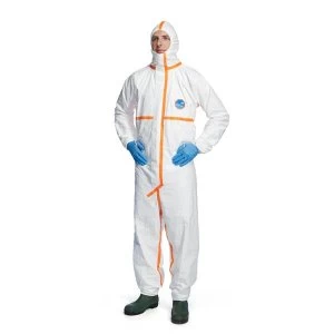Image of Tyvek DuPont 800J Hooded Coverall Medium White
