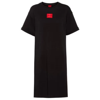 Image of Hugo Boss Red Label T-Shirt Dress Black Size L Women