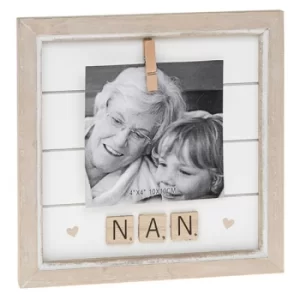 Image of Scrabble Peg Frame 4x4 Nan