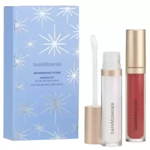 Image of bareMinerals Shimmering Stars Mineralist Lip Gloss-Balm Duo