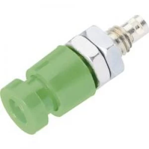 Image of Jack socket Socket vertical vertical Pin diameter 2.4mm Green