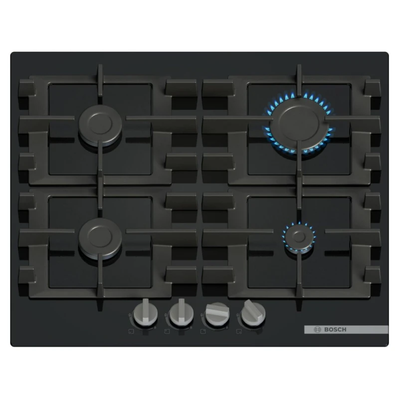 Image of Bosch Series 4 PNP6B6K40 59cm Gas Hob - Black
