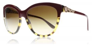 Image of Bvlgari BV8158 Sunglasses Top Bordeaux on Havana 537013 57mm