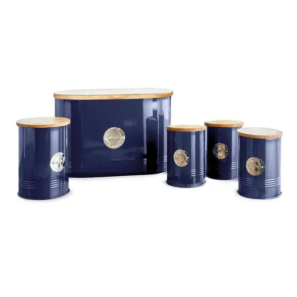 Image of Tower 5pce Round Storage set - Blue M