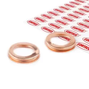 Image of CORTECO Oil Drain Plug Gasket VW,BMW,FORD 005568H 1102601M02